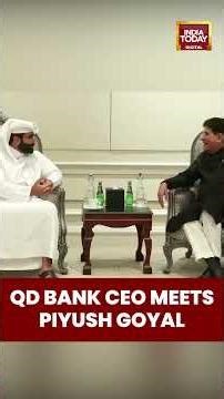 QD Bank CEO Meets Piyush Goyal | India Today