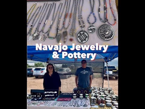 Interviewing Navajo Jewelry Makers Sarah & Harrison Tom. #navajojewelry #nativeamerican #navajo