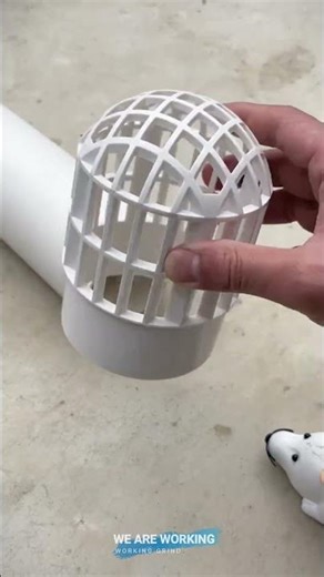 Plastic PVC Pipe End Guard for Ventilated Protection