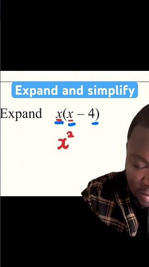 Expanding and Simplifying an Expression #maths #matheducation #gcsemaths