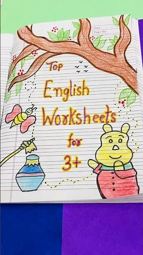 Top English Worksheets for Kids (3+ Years) | Hand-Drawn & Easy Learning