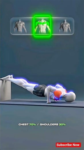 Different Push-Up Variations to Build Chest, Shoulders & Triceps #shorts