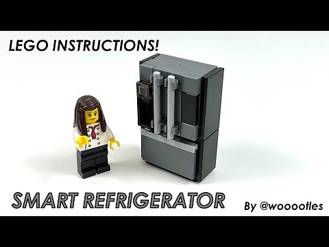 LEGO MOC with Tutorial: Smart Refrigerator