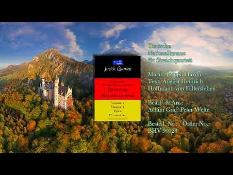 Deutsche Nationalhymne für Streichquartett von Joseph Haydn