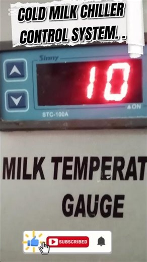 cold milk chiller control system #shorts