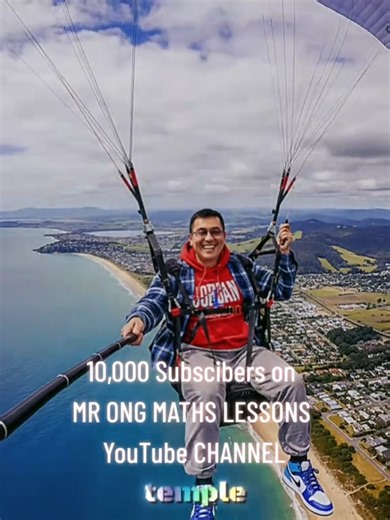 10,000 subscribers on Mr Ong Maths Lessons YouTube channel. #mrongmathslessons