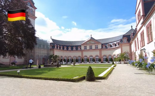 【4K超清】夏季漫步游德国威尔堡(Weilburg)｜德国最美丽的古堡城市 拍摄日期：2021.8