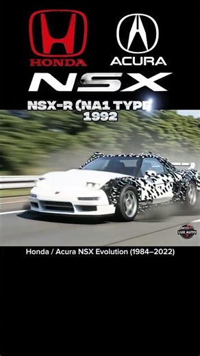 Honda / Acura NSX Evolution (1984–2022) #carevolution #acura #luxautox