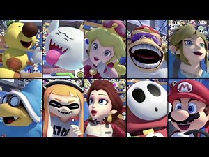 【Mario Kart 8 Deluxe】 - All Characters Winning Animations (DLC Included) !（full edition）