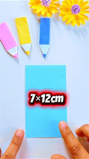 How to Make Mini Paper color Pencils!
