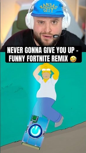 Never Gonna Give You Up - FUNNY Fortnite Remix 🤣