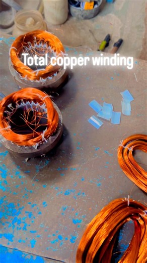 Electric motor fan winding|aal fan winding data|#windingmachine #fanwinding#shorts