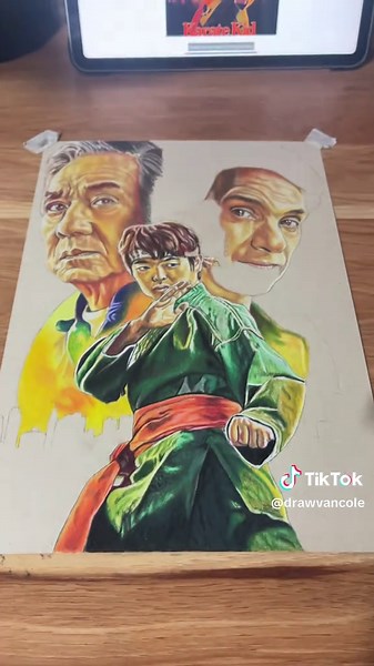 Dibujo del nuevo Karate Kid: Proceso Creativo