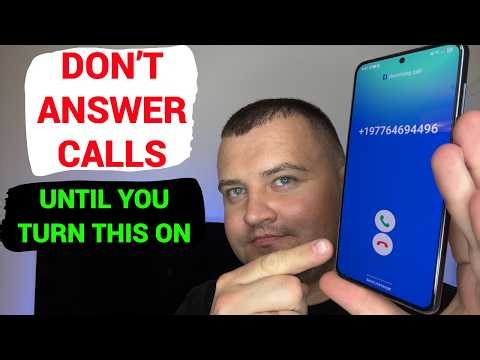 Don’t Answer Phone Calls Until You Turn This On