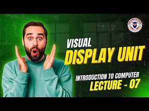 What is Visual Display Unit (VDU) in Hindi - Learn Operating System in Hindi