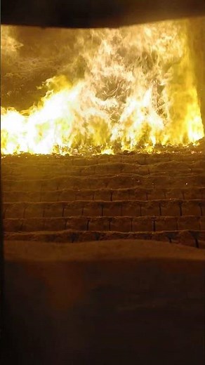 The flames rise like hell has opened its gates. 🔥😈#HellFire #BurningScene #DarkVibes #FireLikeHell