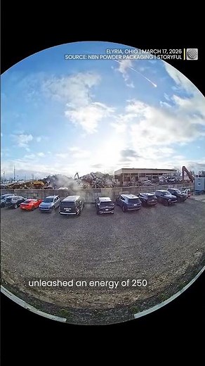 Dogs Startled by Meteor Sonic Boom Over Great Lakes | #shorts #meteor