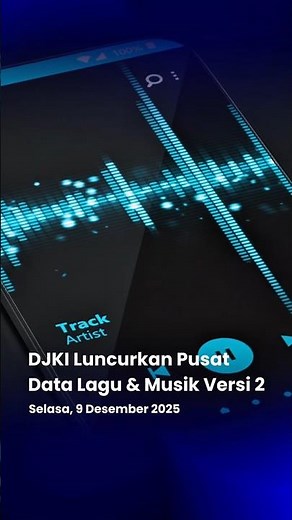 DJKI Resmi Luncurkan Pusat Data Lagu dan/atau Musik Versi Terbaru