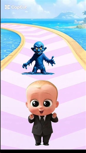 Boss Baby vs Two Villains!😡