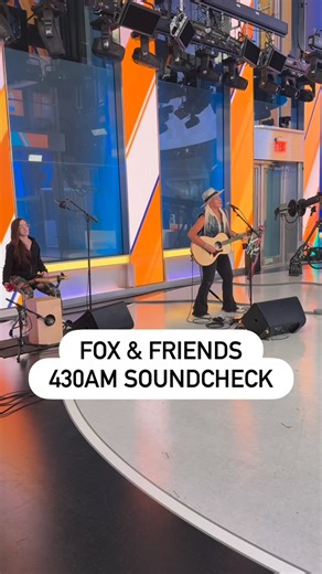 It’s crazy where music takes us! Together We Stand is a song I wrote inspired by my brother and all of our American Heroes. We love you! Honored to have performed it on Fox & Friends! Here’s a sneak peak of our 430am soundcheck! 🇺🇸 stream “Together We Stand” now! | Jessica Rose