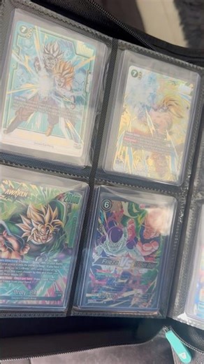 My file with my most expensive Dragonball cards