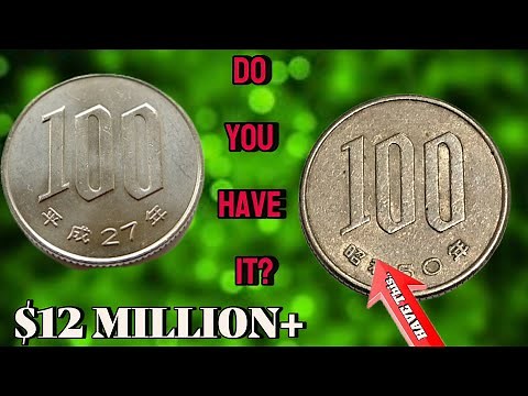 TOP 2 MOST VALUABLE COINSJAPAN 100 YEN COINS RARE COINS WORTH THOUSANDS!