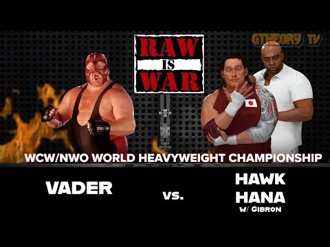Vader vs. Hawk Hana - WCW/nWo World Heavyweight Championship #wcw #nintendo #vader #wwe #champion