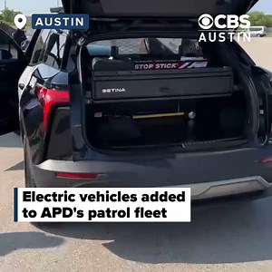 12K views · 70 reactions | Several of the vehicles' features are designed to support continuous emergency equipment loads and can reach projected top speeds of 130 miles per hour. FULL STORY: https://cbsaustin.com/news/local/austin-police-department-unveils-fully-electric-patrol-vehicles | CBS Austin | Facebook