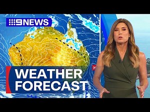 Australia Weather Update: Scattered showers expected across parts of the country | 9 News Australia