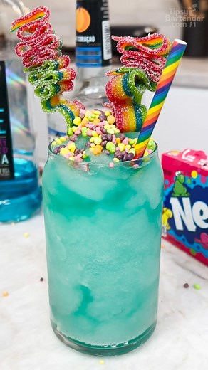 201K views · 1.8K reactions | Blue raspberry candy slush | Tipsy Bartender | Facebook
