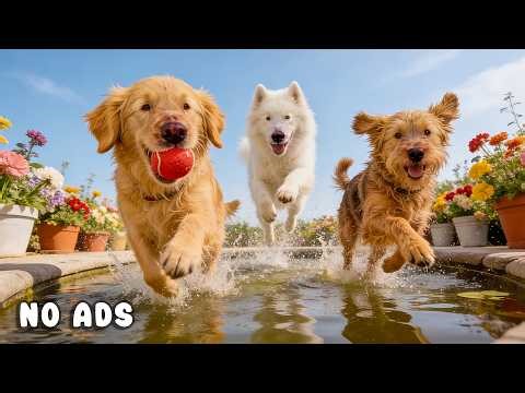 24 Hours of Dog TV for Dogs to Watch 🐶🎵 Healing Sounds for Running Dogs & Emotional Balance 🌿🐾