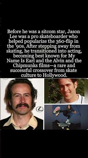 From Skate Legend to TV Star: The Unlikely Journey of Jason Lee #JasonLee #Skateboarding #Actor