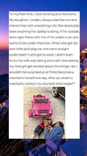 Pink Toy Car Inspires a Future Mechanic #shorts