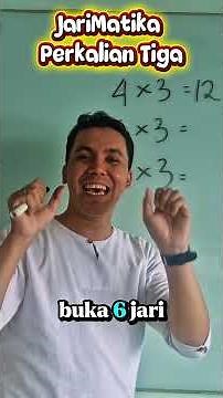 Easy way to multiply by 3 using your fingers #trisnomathnian