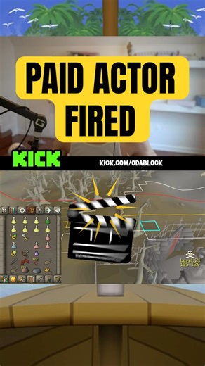 Odablock Fires Another Paid Actor #osrs