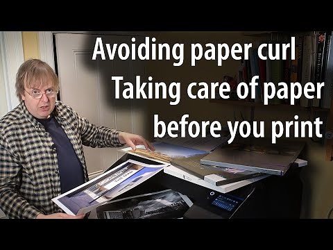 Eliminate printer damage and head strikes. Taking care of paper curl before you print phots & art