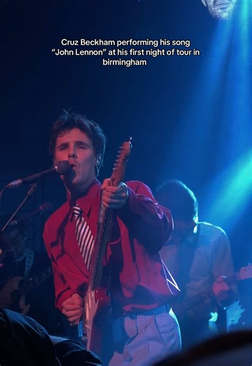 Cruz Beckham's First Night of Tour in Birmingham