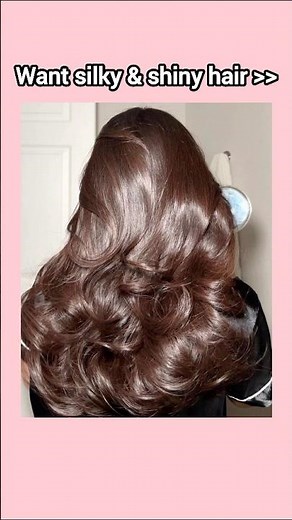 How To Get Smooth Silky Shiny Hair Naturally || #haircare #silkyhairtips #smoothhairs