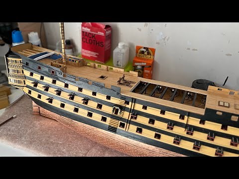The Most Difficult Model Ship To Ever Build - 1:72 HMS VICTORY #10