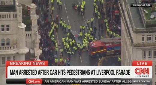 Horrific Footage Emerges After Driver Plows Into Crowd During Liverpool Premier League Victory Parade