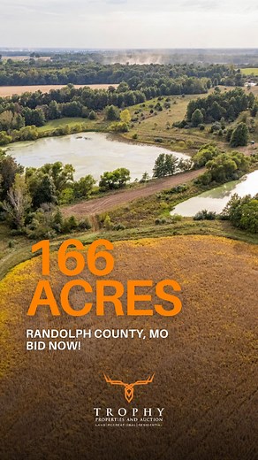 Check out this auction for 166 acres in Randolph County, MO! With low hunting pressure, large surrounding tracts, and few roads, the area supports an exceptional deer population. Don’t miss your chance to own a piece of this diverse property. https://trophypa.com/properties/missouri/randolph-county/234-acres-randolph-county-mo-recreational | Trophy Properties and Auction