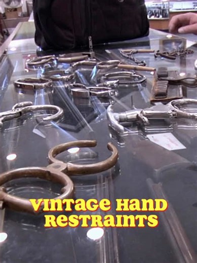 Vintage hand restraints #pawnstars#antique#collection#usa #collecting