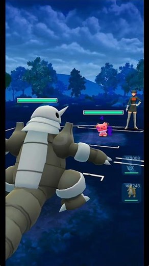 AGGRON vs SHADOW SNUBBULL | Team GO Rocket Grunt Battle | Pokemon GO #Shorts #PokemonGOBattle