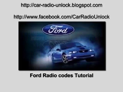 Ford Radio Code