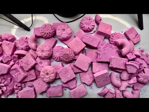Magenta Mini Mass Crush | Reformed Gym Chalk | Oddly Satisfying | Sleep Aid | ASMR
