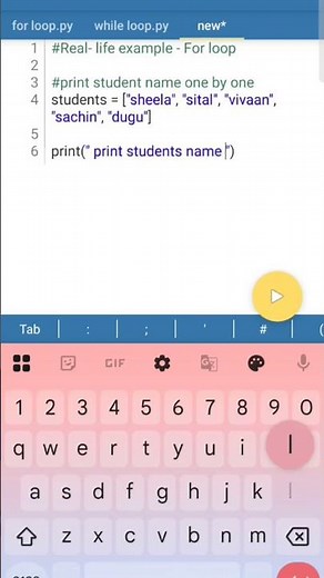 Python Loops with Real Life Examples | For Loop Explained Simply 🔥#python #learnpython #forloop