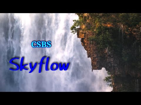 Skyflow 🌊⛅🏞 | CSBS studios | Amid the Clouds, a Calm Waterfall Falls from Great Heights.✨