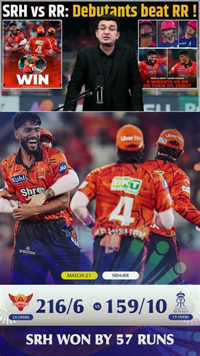 Srh Na Rr Ko 57 Runs