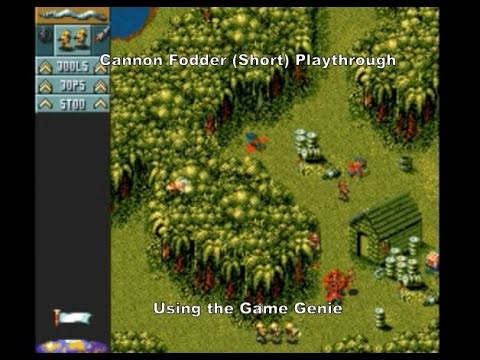 Cannon Fodder (Max Recruits) Short Playthrough using the Game Genie :D #Nintendo #SNES #CheatCodes