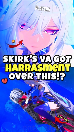 Wuthering_Impact on Instagram: "When a harmless ship joke blows up into chaos… 😳💥 Skirk’s VA just got roasted online for having a little fun—and the internet lost it. Can we all learn to separate fiction from reality already? 🙄 #VoiceActorDrama #Skirk #Rerir #ShipWars #TwitterUnhinged""